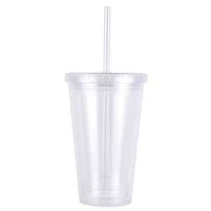 18oz. Plastic Tumbler with Straw by Celebrate It™ | Michaels