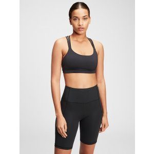 Gap Fit Eclipse Medium Support Strappy Sports Bra