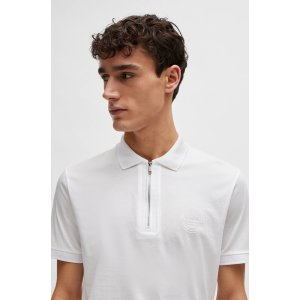Porsche x BOSS polo shirt in mercerized cotton