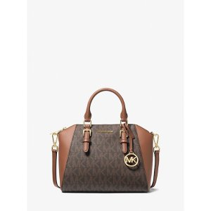 Michael Kors Ciara Medium Signature Logo Messenger Bag