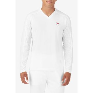 Fila Whiteline Long Sleeve V-Neck