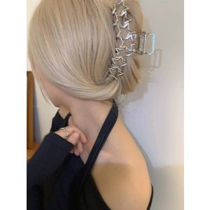 SHEIN 1pc Y2k Star Shaped Simple Irregular Metallic Women's Hair Claw Street | SHEIN USA