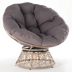 Arnon Upholstered Swivel Accent Chair
