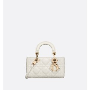 Dior Lady D-Joy Micro Bag Latte Cannage Lambskin