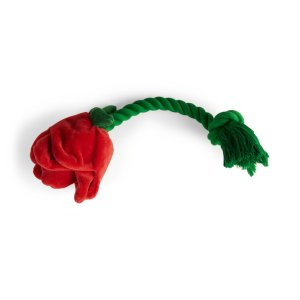 YOULY Valentine's Day Rose Rope Dog Toy, Large