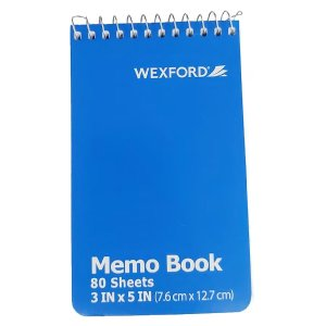 WexfordMemo Book 3 in X 5 in (7.6 cm X 12.7 cm)1.0ea