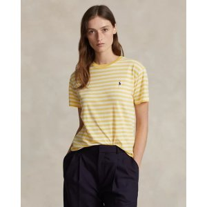 Ralph Lauren Striped Organic Cotton Crewneck Tee