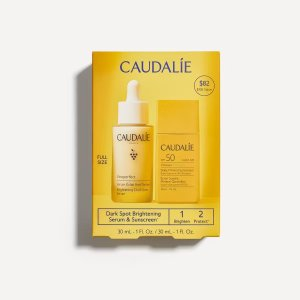 Caudalie Vinoperfect Dark Spot Brightening Serum & Sunscreen SPF 50 Set