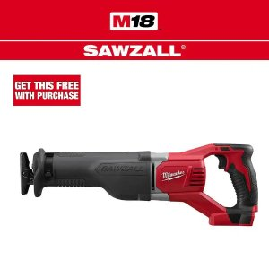 Milwaukee M18 18V Lithium-Ion Cordless SAWZALL Reciprocating Saw (Tool-Only)