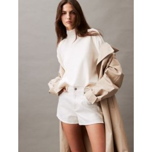 Calvin Klein Tech Knit Mock Neck Sweater