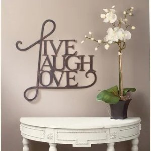 Live, Laugh, Love Wall Decor
