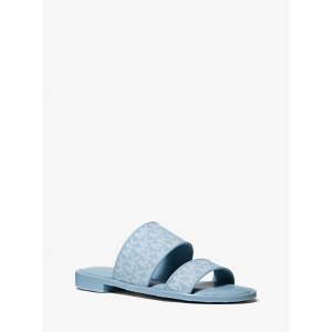 Michael Kors Kennedy Logo PVC Slide Sandal
