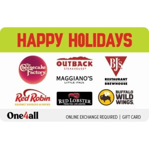 $50 Happy Holidays Dining eGift Card