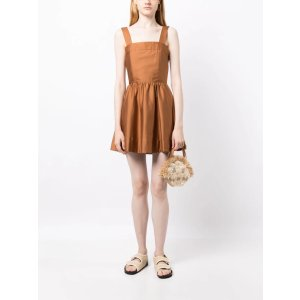 Alice + Olivia Saige lace-up minidress