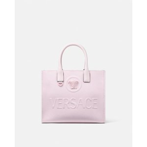 Versace La Medusa Canvas Small Tote Bag