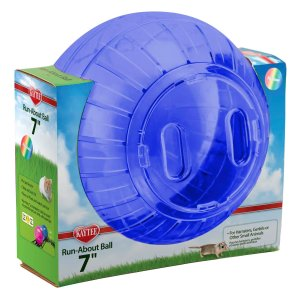 Kaytee Rainbow Run-about Ball, 7"