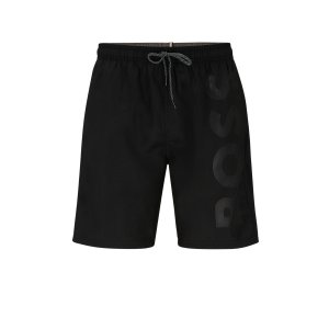 BOSS Logo-embossed swim shorts
