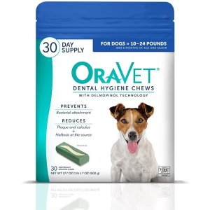 Hygiene Dental Chews for Small Dogs, 10-24 lbs