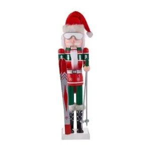 16" Santa Skier Collectible Nutcracker by Ashland®
