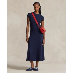 Ralph Lauren Stretch-Cotton Blend Tee Dress