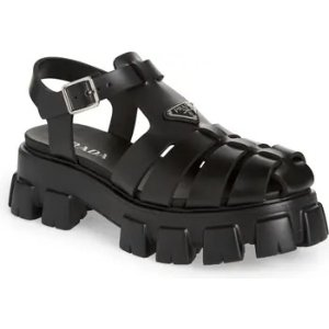 Prada Soft Cage Fisherman Sandal (Men)