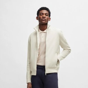 Porsche x BOSS mixed-material jacket with special branding