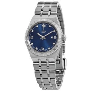 Tudor Royal Automatic Diamond Blue Dial Watch