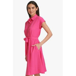 Calvin Klein Gauze Shirtdress