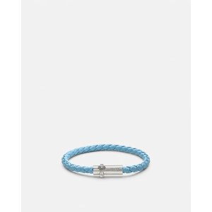 Versace Medusa Braided Leather Bracelet