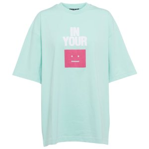 Acne Studios Printed cotton-blend T-shirt