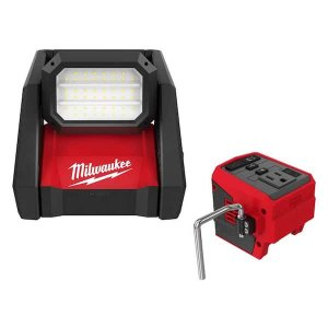 Milwaukee M18 18-Volt Flood Light and Compact Inverter
