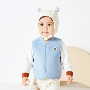 Balabala Balabala Baby Boy Fleece Vest | SHEIN USA