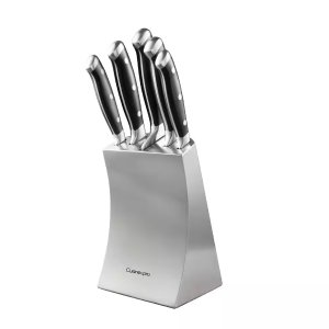 ARTISIAN 6-Piece Stainless Steel Knife Set with Seto Knife Block