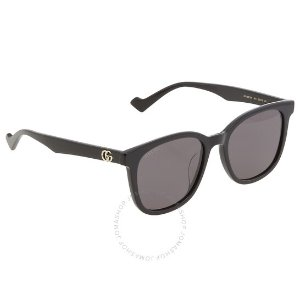Gucci Dark Grey Square Unisex Sunglasses GG1001SK 001 55
