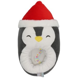 Squishmallow sPenguin Slipper Black / White, 4-51.0pr