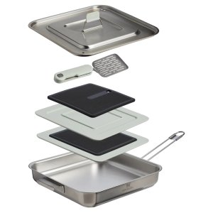 Stanley The Wildfare Pro Square Pan Cookset 5-piece set | 2 QT