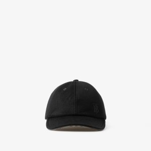 Burberry Monogram Motif Cashmere Baseball