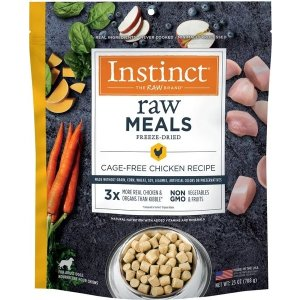 Instinct Instinct Raw Meals Cage-Free Chicken Recipe Grain-Free Adult Freeze-Dried Dog Food