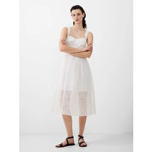 French Connection Embroidered Evelyn Lace Strappy Dress