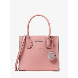 Michael Kors Mercer Medium Pebbled Leather Crossbody Bag