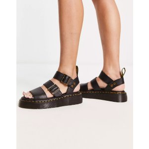 Dr. Martens Gryphon Quad leather sandals in black