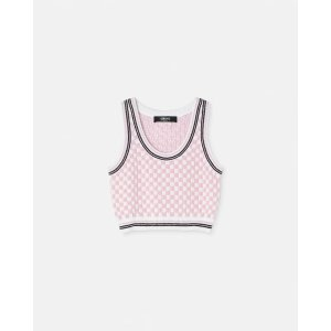 Versace Contrasto Knit Tank Top
