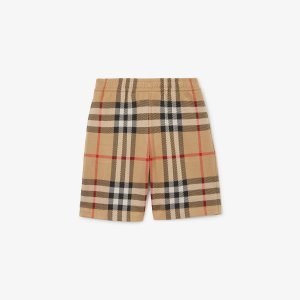 Burberry Check Cotton Shorts