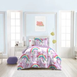 7-piece Microfiber Bed in a Bag with Sheet Set Twin