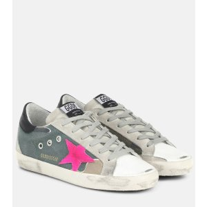 GOLDEN GOOSE Super-Star canvas sneakers