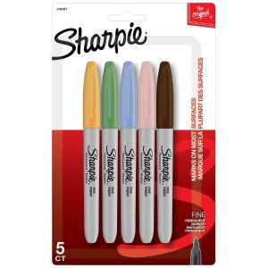 SharpiePermanent Markers Assorted5.0ea