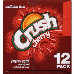 Kroger - Crush Cherry Soda Cans - LIMIT OF 10, 12 pk / 12 fl oz