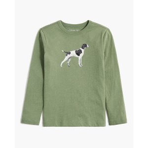 J.Crew Boys' dog graphic tee