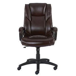Kelburne Luxura Ergonomic Faux Leather Swivel Executive Chair