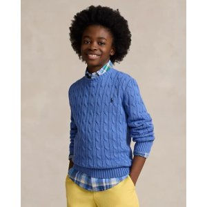 Ralph Lauren Cable-Knit Cotton Sweater